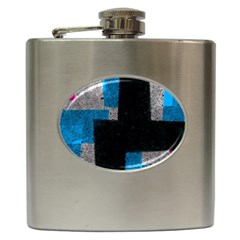 Abstract Tiles Hip Flask (6 Oz) by essentialimage