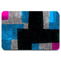 Abstract Tiles Large Doormat  by essentialimage