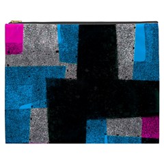 Abstract Tiles Cosmetic Bag (xxxl) by essentialimage