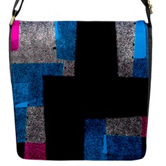 Abstract Tiles Flap Closure Messenger Bag (s) by essentialimage