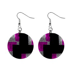 Abstract Tiles Mini Button Earrings by essentialimage