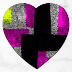 Abstract Tiles Jigsaw Puzzle (heart) by essentialimage