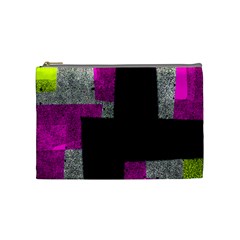 Abstract Tiles Cosmetic Bag (medium) by essentialimage