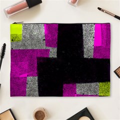 Abstract Tiles Cosmetic Bag (xl) by essentialimage