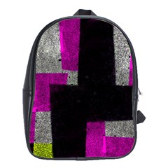 Abstract Tiles School Bag (large) by essentialimage