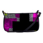 Abstract Tiles Shoulder Clutch Bag Front