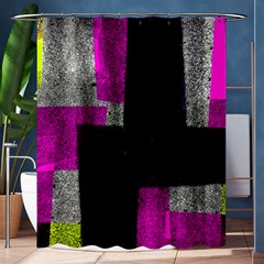 Abstract Tiles Shower Curtain 60  X 72  (medium)  by essentialimage