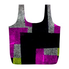 Abstract Tiles Full Print Recycle Bag (l) by essentialimage