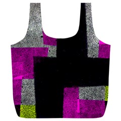 Abstract Tiles Full Print Recycle Bag (xxl) by essentialimage