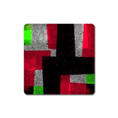 Abstract Tiles Square Magnet by essentialimage