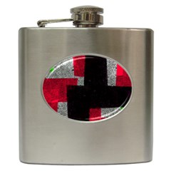 Abstract Tiles Hip Flask (6 Oz) by essentialimage