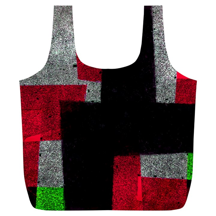 Abstract Tiles Full Print Recycle Bag (XL)