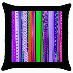 Fashion Belts Throw Pillow Case (black) by essentialimage