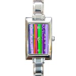 Fashion Belts Rectangle Italian Charm Watch Front