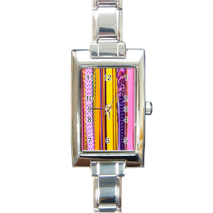 Fashion Belts Rectangle Italian Charm Watch