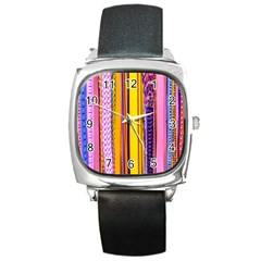 Fashion Belts Square Metal Watch by essentialimage