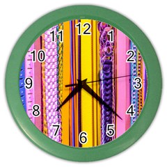 Fashion Belts Color Wall Clock by essentialimage