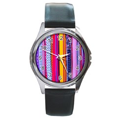 Fashion Belts Round Metal Watch by essentialimage