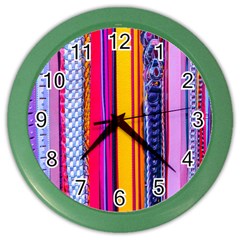 Fashion Belts Color Wall Clock by essentialimage