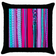 Fashion Belts Throw Pillow Case (black) by essentialimage