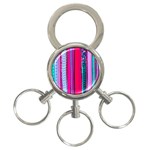 Fashion Belts 3-Ring Key Chain Front