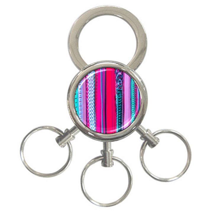 Fashion Belts 3-Ring Key Chain