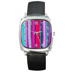 Fashion Belts Square Metal Watch by essentialimage