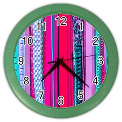 Fashion Belts Color Wall Clock by essentialimage