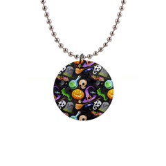 Halloween 1  Button Necklace