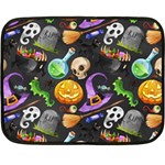 Halloween Double Sided Fleece Blanket (Mini)  35 x27  Blanket Front