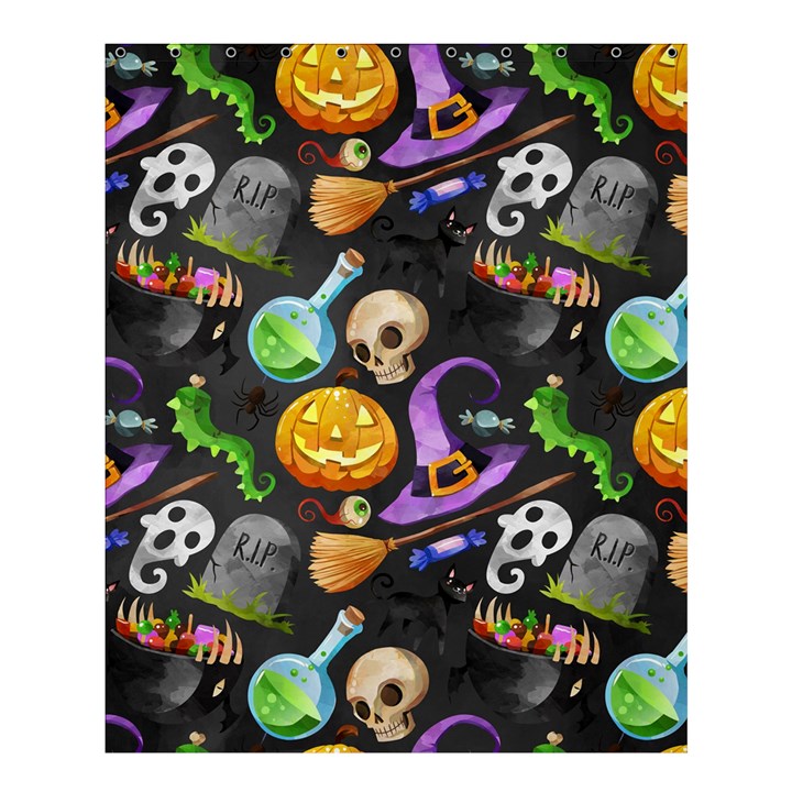 Halloween Shower Curtain 60  x 72  (Medium) 