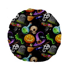 Halloween Standard 15  Premium Round Cushions by Angelandspot