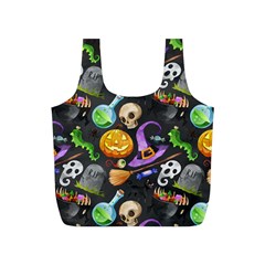 Halloween Full Print Recycle Bag (s) by Angelandspot