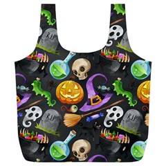 Halloween Full Print Recycle Bag (xl) by Angelandspot