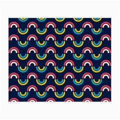 Geo Rainbow Stroke Small Glasses Cloth by tmsartbazaar