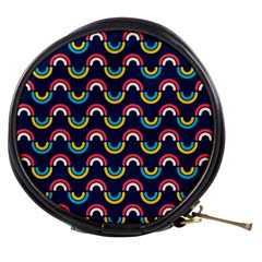 Geo Rainbow Stroke Mini Makeup Bag by tmsartbazaar