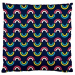 Geo Rainbow Stroke Large Cushion Case (One Side) Front