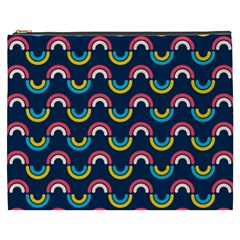 Geo Rainbow Stroke Cosmetic Bag (xxxl) by tmsartbazaar