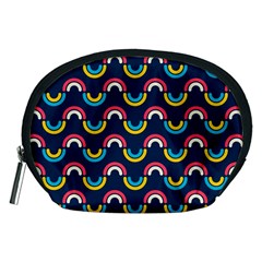 Geo Rainbow Stroke Accessory Pouch (medium) by tmsartbazaar