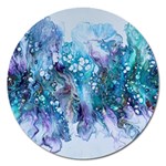 Sea Anemone Magnet 5  (Round) Front