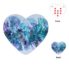 Sea Anemone Playing Cards Single Design (heart)