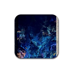  Coral Reef Rubber Coaster (square)  by CKArtCreations