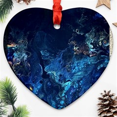  Coral Reef Heart Ornament (two Sides) by CKArtCreations