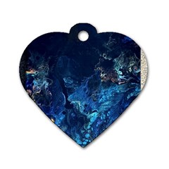  Coral Reef Dog Tag Heart (two Sides) by CKArtCreations