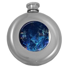  Coral Reef Round Hip Flask (5 Oz) by CKArtCreations