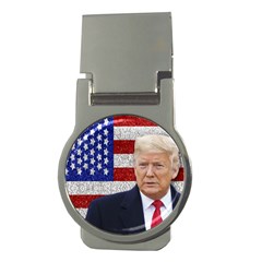 Trump President Sticker Design Money Clips (round)  by dflcprintsclothing