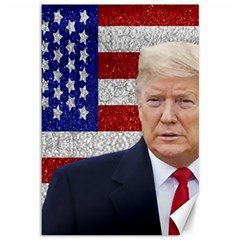 Trump President Sticker Design Canvas 12  X 18 