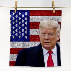 Trump President Sticker Design Face Towel by dflcprintsclothing