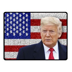 Trump President Sticker Design Fleece Blanket (small) by dflcprintsclothing