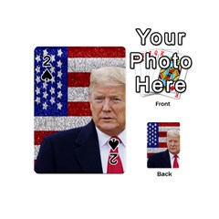 Trump President Sticker Design Playing Cards 54 Designs (mini) by dflcprintsclothing